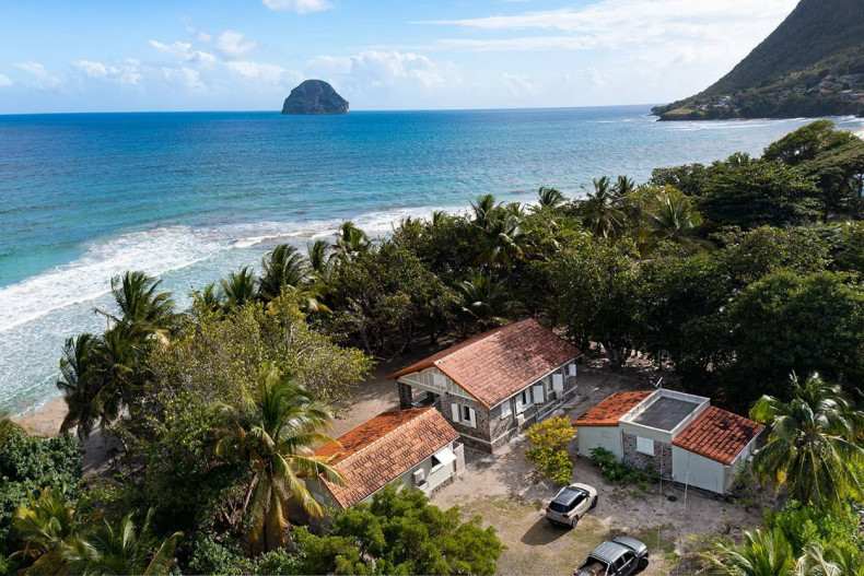 Location villa sur la plage du diamant Macatas